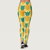 Ananas Vintag: Fruchtbares Muster Delight. Leggings (Rückseite)