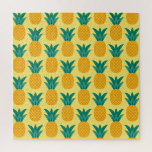 Ananas Vintag: Fruchtbares Muster Delight. Puzzle