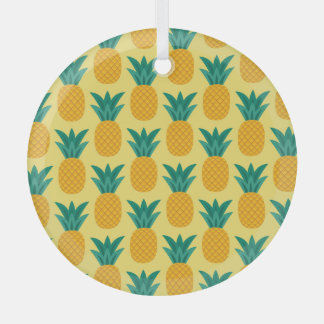 Ananas Vintage: Fruchtbares Mustervergnügen. Ornament Aus Glas