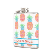 Ananas Vinyl Wrapped Flask Flachmann (Links)