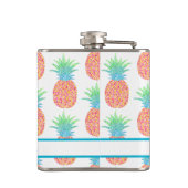 Ananas Vinyl Wrapped Flask Flachmann (Rückseite)