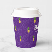 Ananas-Violet Pappbecher (Rechts)