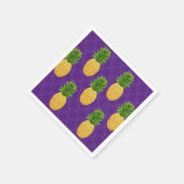 Ananas-Violet Serviette (Ecke)