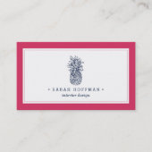 Ananas Visitenkarte (Vorderseite)