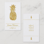 Ananas Visitenkarte (Vorne/Hinten)