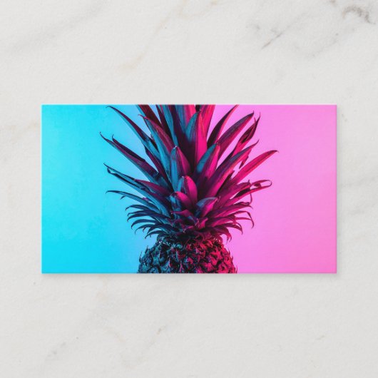 Ananas Visitenkarte (Vorderseite)