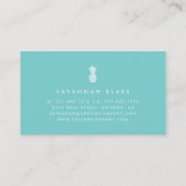 Ananas Visitenkarte (Rückseite)