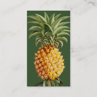 Ananas-Visitenkarten - Vintag botanisch Visitenkarte
