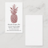Ananas-Visitenkarten Visitenkarte (Vorne/Hinten)