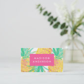 Ananas-Visitenkarten Visitenkarte (Stehend Vorderseite)