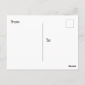 Ananas von Oma auf der Ab-Cake-Rezept-Karte Postkarte (Rückseite)