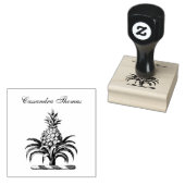 Ananas-Vorbote des Wappen Gummistempel (Stempel)