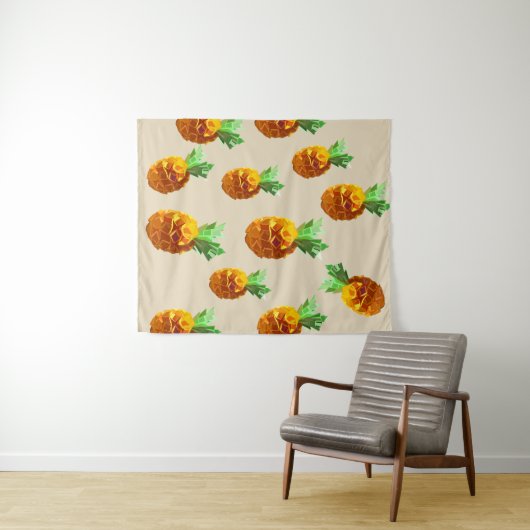 Ananas Wall Tapestes Wandteppich (Beispiel (Horizontal))