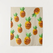 Ananas Wall Tapestes Wandteppich (Vorderseite)