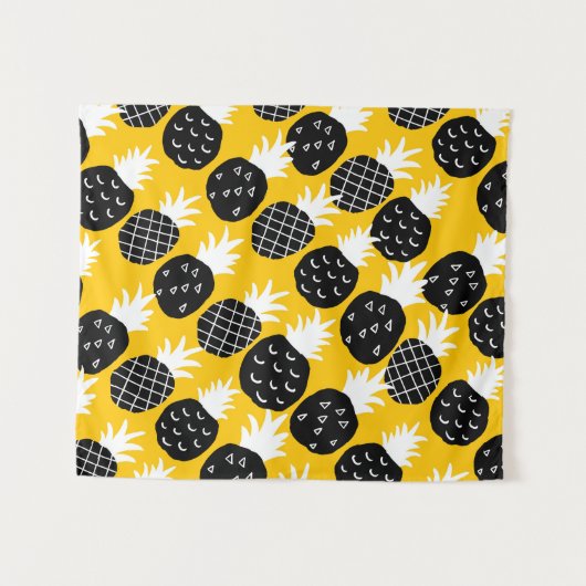 Ananas Wandteppich (Vorderseite (Horizontal))