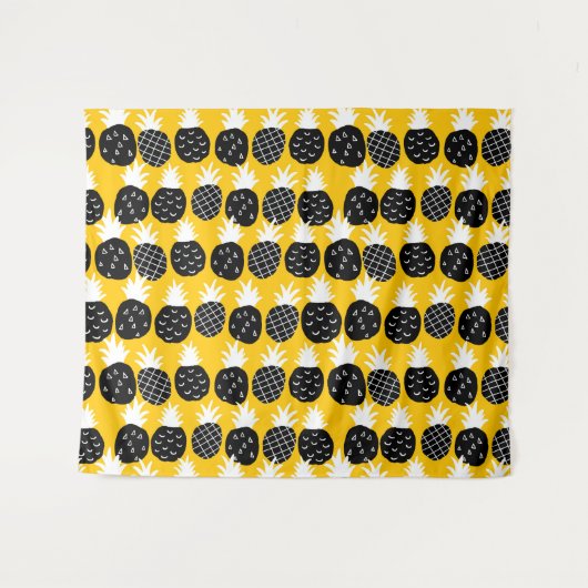 Ananas Wandteppich (Vorderseite (Horizontal))