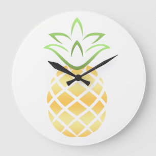 Ananas-Wanduhr Große Wanduhr