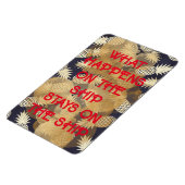 Ananas, was auf dem Schiff bleibe Magnet (Linke Seite)