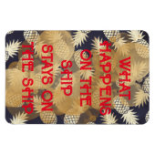 Ananas, was auf dem Schiff bleibe Magnet (Horizontal)