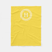 Ananas, was für ein erstes Monogramm des griechisc Fleecedecke (Vorderseite)