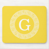 Ananas, was für ein erstes Monogramm des griechisc Mousepad (Vorne)