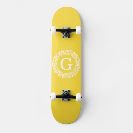 Ananas, was für ein erstes Monogramm des griechisc Skateboard (Vorderseite)