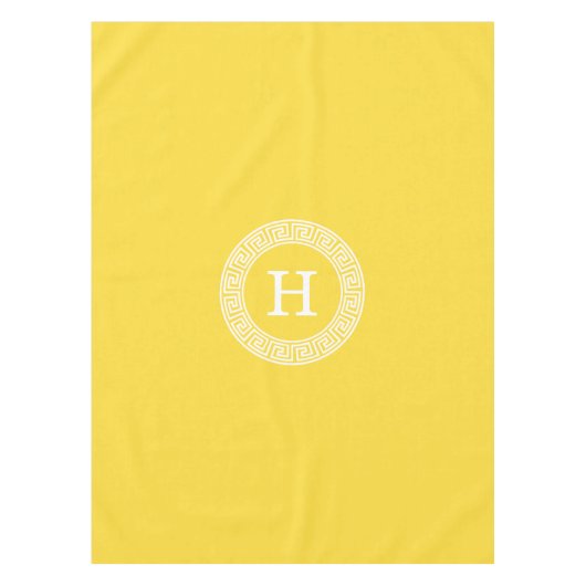 Ananas, was für ein erstes Monogramm des griechisc Tischdecke (Vorderseite)