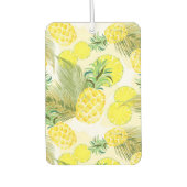 Ananas Wasserfarbe Frische Sommermuster Autolufterfrischer (Vorderseite)
