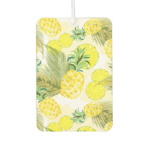 Ananas Wasserfarbe Frische Sommermuster Autolufterfrischer