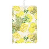 Ananas Wasserfarbe Frische Sommermuster Autolufterfrischer (Rückseite)