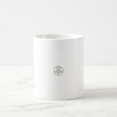 Ananas Wasserfarbe Original Art Boho Gelb Kaffeetasse (Mittel)