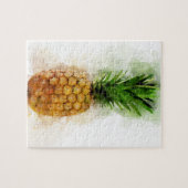 Ananas Wasserfarbe Puzzle (Horizontal)