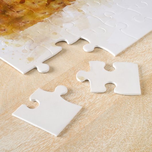 Ananas Wasserfarbe Puzzle (Seite)