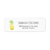 Ananas-Wasserfarbenhochzeit (Vorne)