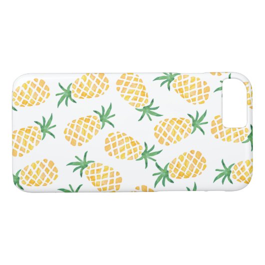 Ananas Wasserfarbmuster iPhone-Abdeckung Case-Mate iPhone Hülle (Rückseite (Horizontal))