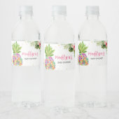 Ananas Wasserflaschenetikett (Flaschen)