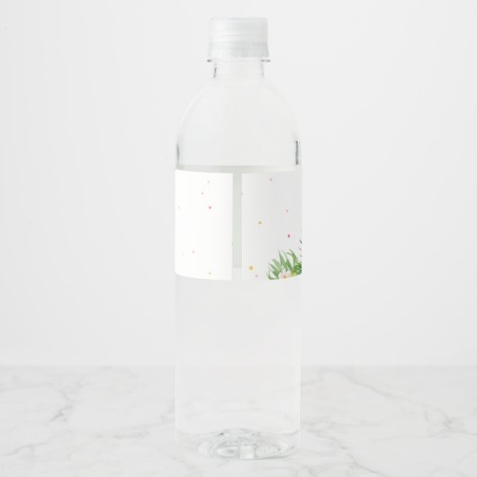 Ananas Wasserflaschenetikett (Rückseite)