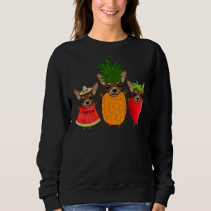 Ananas-Wassermelone und Erdbeerfashion Niedlich C Sweatshirt