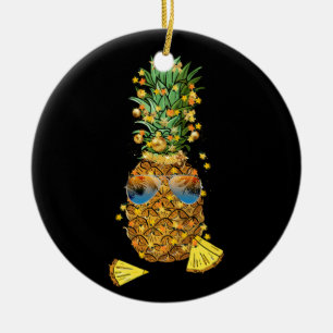 Ananas Weihnachten Baum Weihnachten im Juli Frücht Keramik Ornament