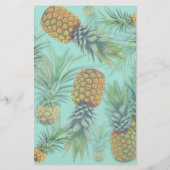 Ananas Weihnachts Familienabend Party Menü (Rückseite)