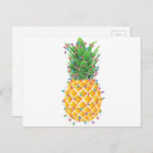Ananas Weihnachtsbaum Feiertagspostkarte (Vorne/Hinten)