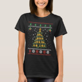 Ananas Weihnachtsbaum Ugly Christmas Sweater Xm T-Shirt (Vorderseite)