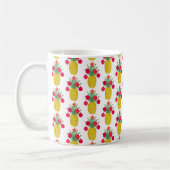 Ananas Weihnachtsfeiertag Kaffeetasse (Links)