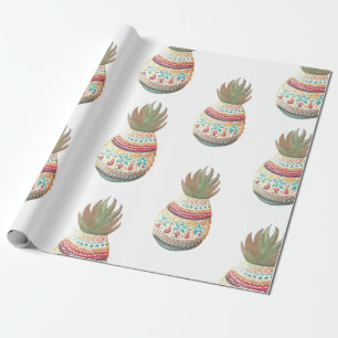 Ananas-Weihnachtsverpackung Geschenkpapier