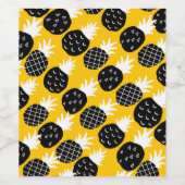 Ananas Weinetikett (Einzelnes Label)