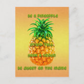 Ananas-Weisheit Postkarte (Vorderseite)