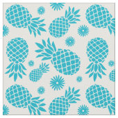 Ananas weiß und eigene Farbmuster Stoff (Nahaufnahme)