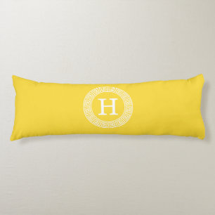 Ananas weißes griechisches SchlüsselRnd Seitenschläferkissen