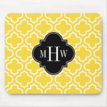 Ananas Welch marokkanischer Nr. 6 Black 3 Initial 