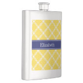 Ananas, welche Extravagante Quatrefolienname Monog Flachmann (Rechts)